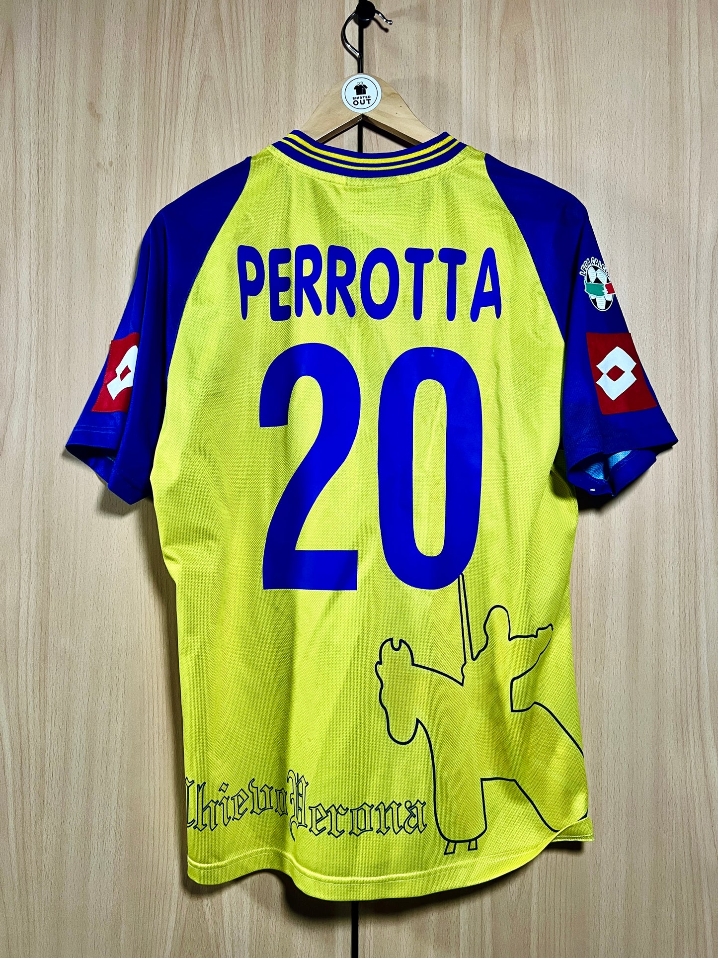 Chievo Verona 2003-04 Home Calcio Shirt PERROTTA #20