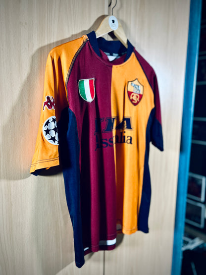 AS Roma 2001-02  Home European Shirt CASSANO #18