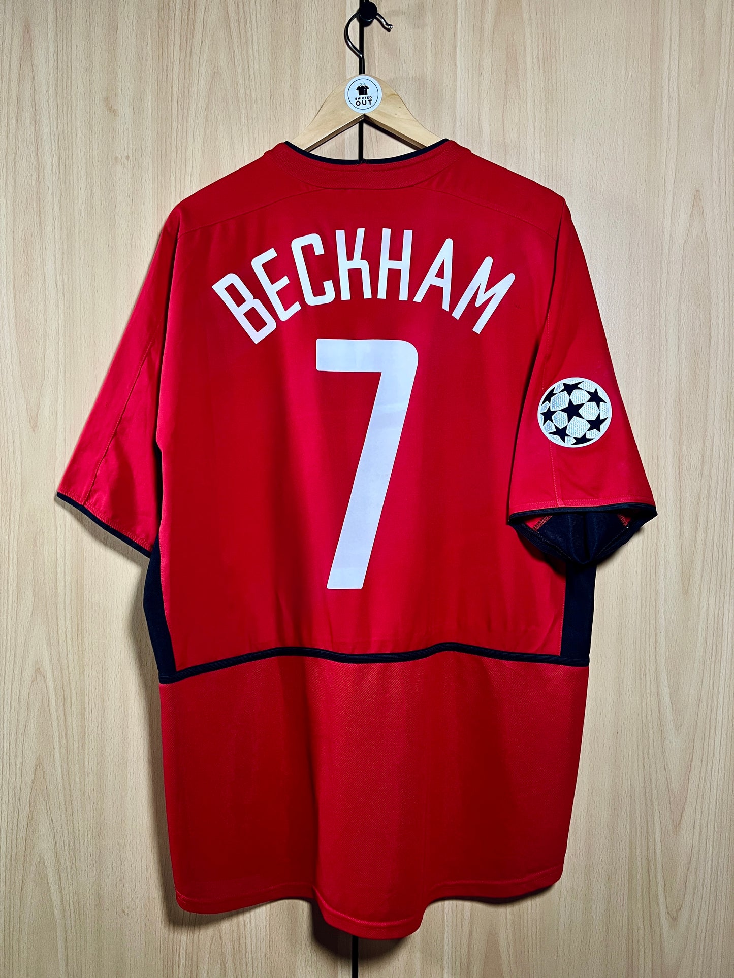 Manchester United 2002-03 CL Home Shirt BECKHAM #7