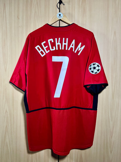 Manchester United 2002-03 CL Home Shirt BECKHAM #7