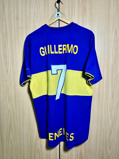 Boca Juniors 2000-01 Home Special Edition 'Signed' GUILLERMO #7