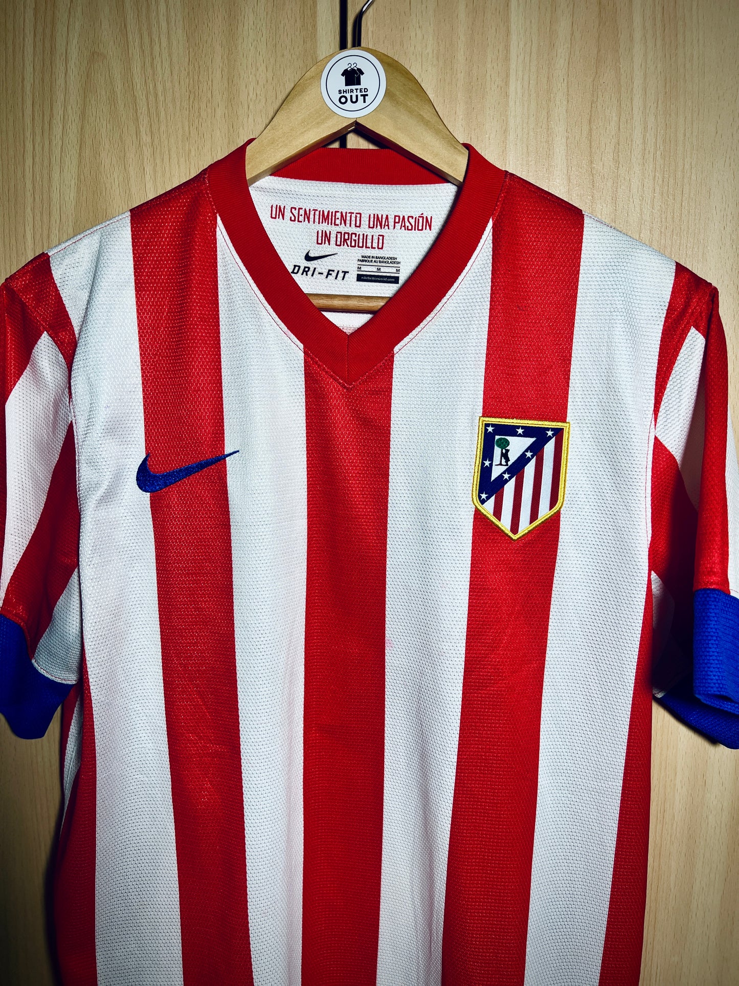 Atletico Madrid 2012-13 Home Match Issue Shirt Emre Belözoğlu #21