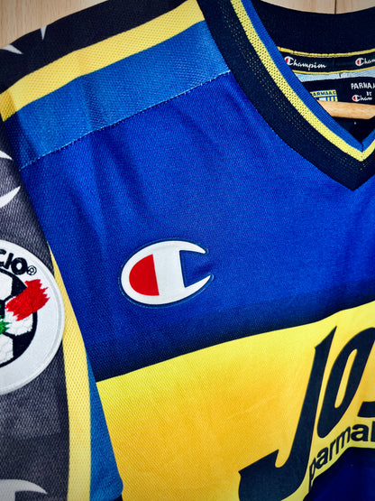Parma 2001-02 home Calcio Shirt CANNAVARO #17