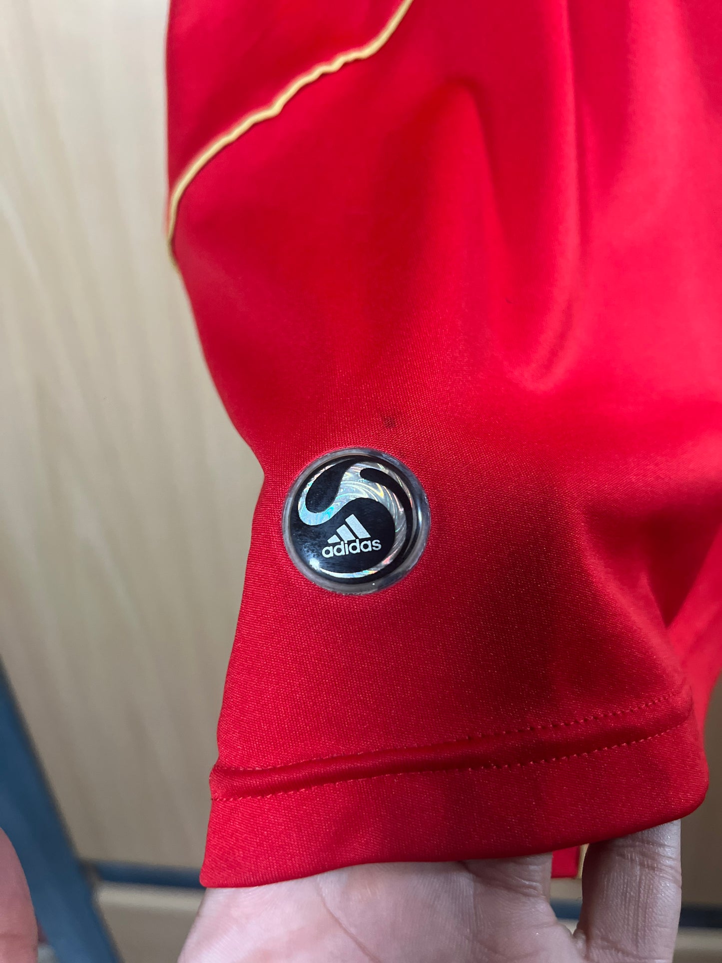 Spain 2008 Home Shirt A. INIESTA #6