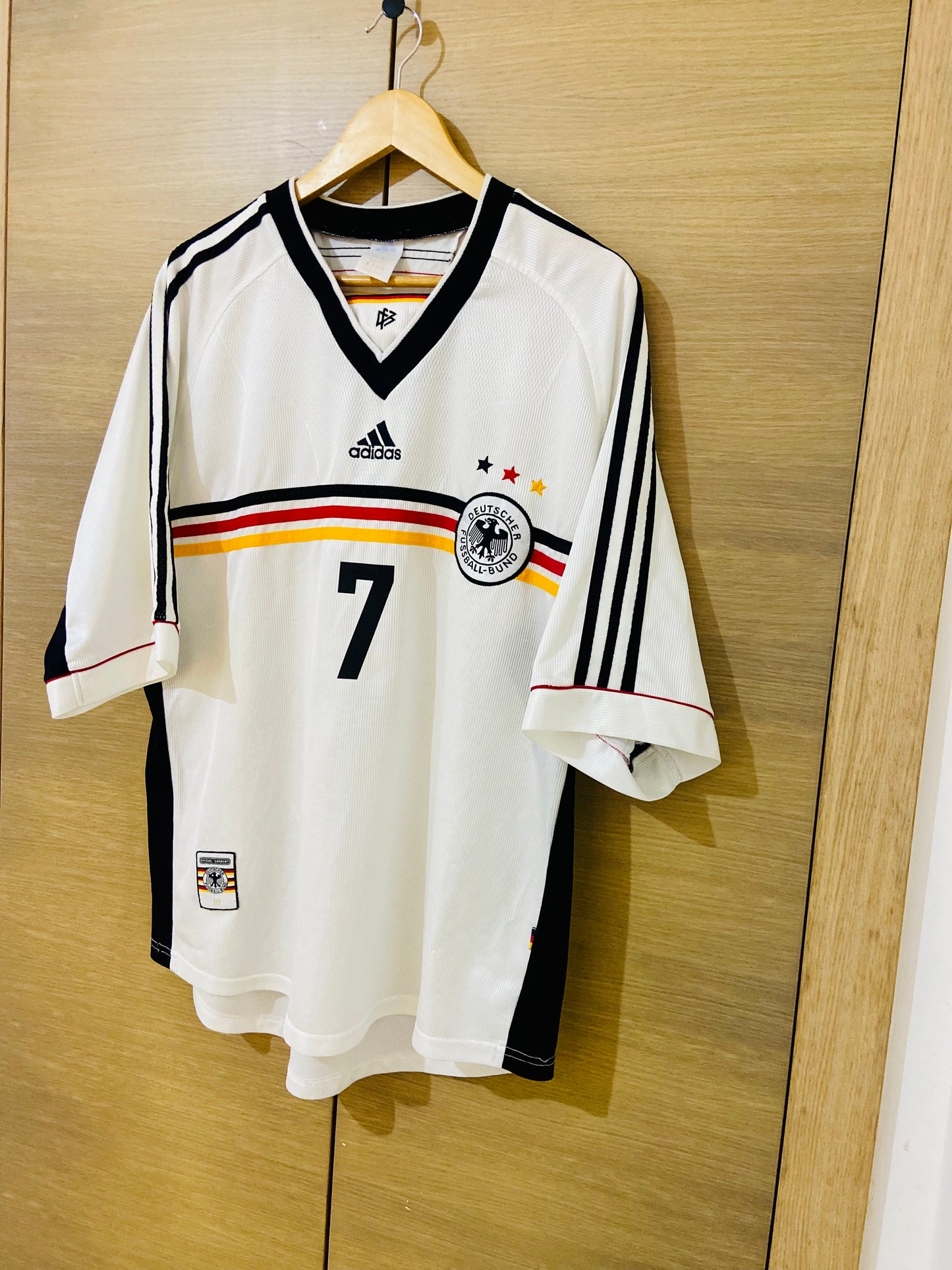 Germany 1998 Home Shirt Moller #7