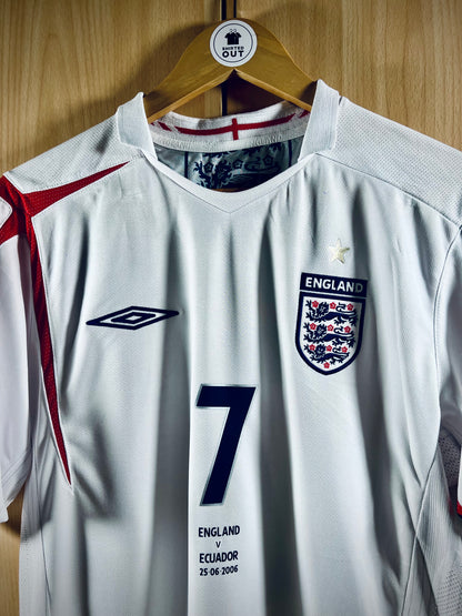 England 2006 home WC Shirt BECKHAM #7
