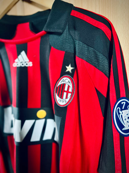 AC Milan 2007-08 home Calcio Shirt KAKA #22