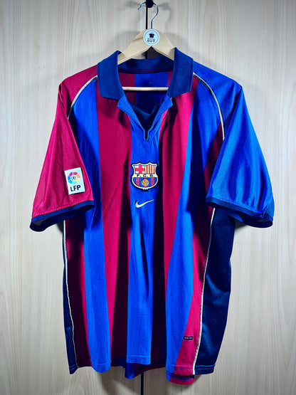 Barcelona 2001-02 Home Shirt Rivaldo #10