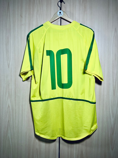 Brazil 2002-04 Home Shirt #10