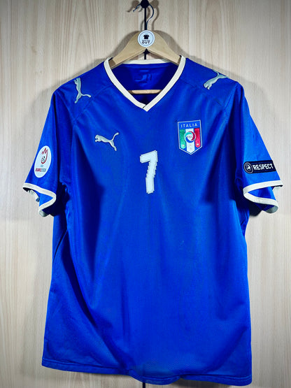 Italy 2008 Home Euro Shirt DEL PIERO #7