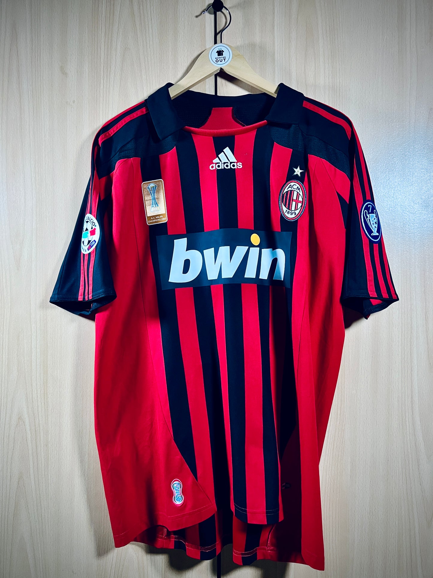 AC Milan 2007-08 home Calcio Shirt KAKA #22