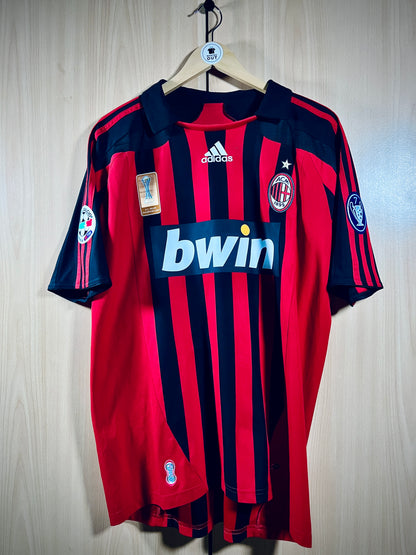 AC Milan 2007-08 home Calcio Shirt KAKA #22