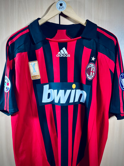 AC Milan 2007-08 home Calcio Shirt KAKA #22