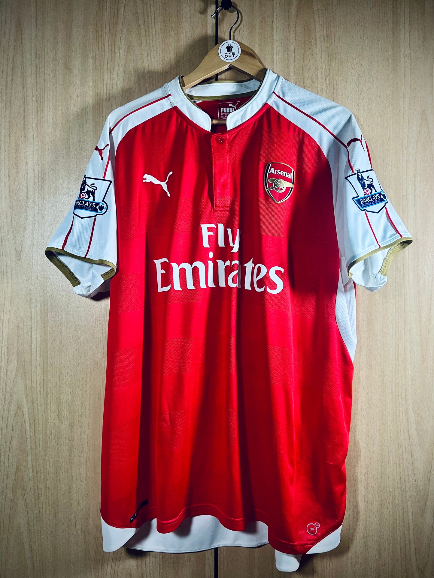 Arsenal 2015-16 Home PL shirt OZIL #11