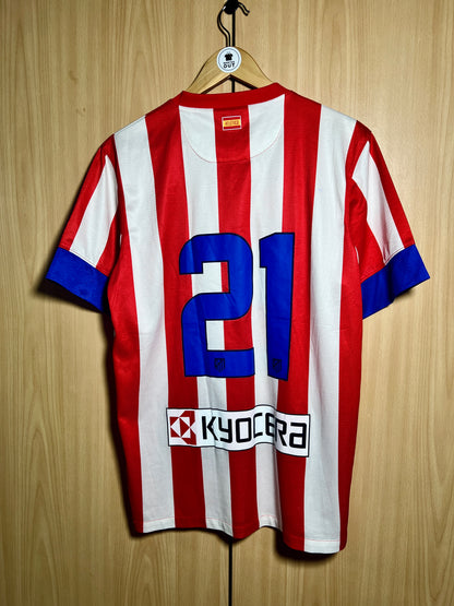 Atletico Madrid 2012-13 Home Match Issue Shirt Emre Belözoğlu #21