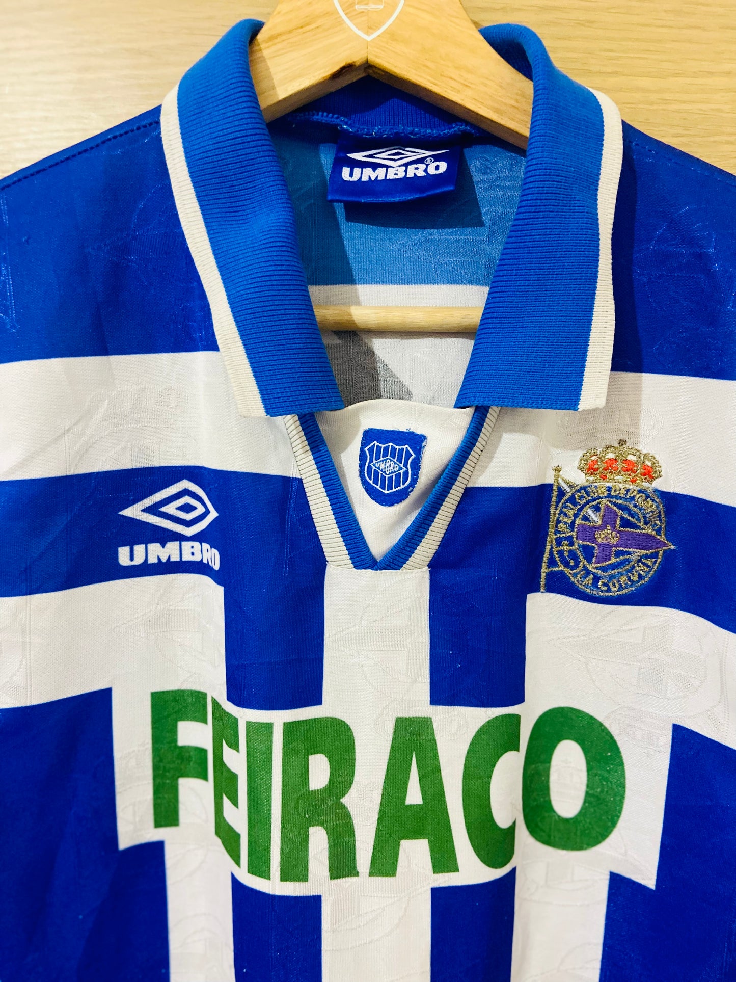 Deportivo de la Coruña 1994-97 Home Shirt