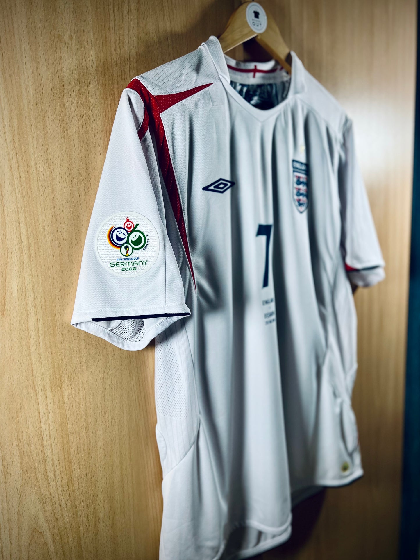 England 2006 home WC Shirt BECKHAM #7
