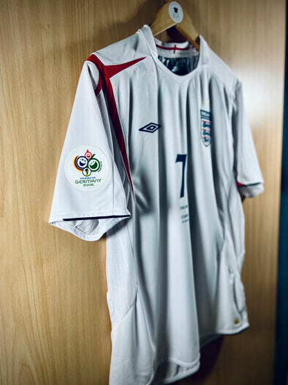 England 2006 home WC Shirt BECKHAM #7