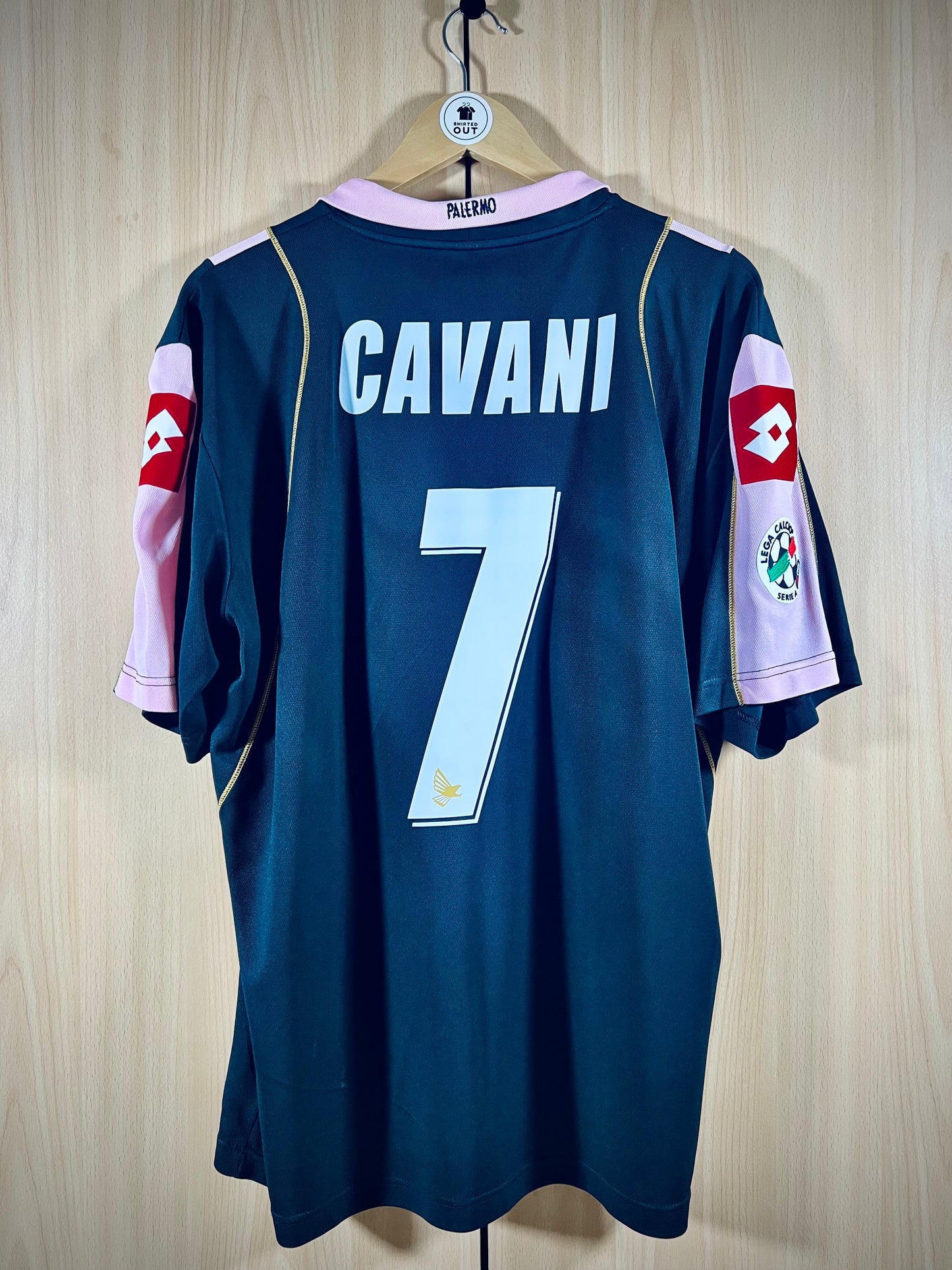 Palermo 2008-10 Third Calcio Shirt CAVANI #7