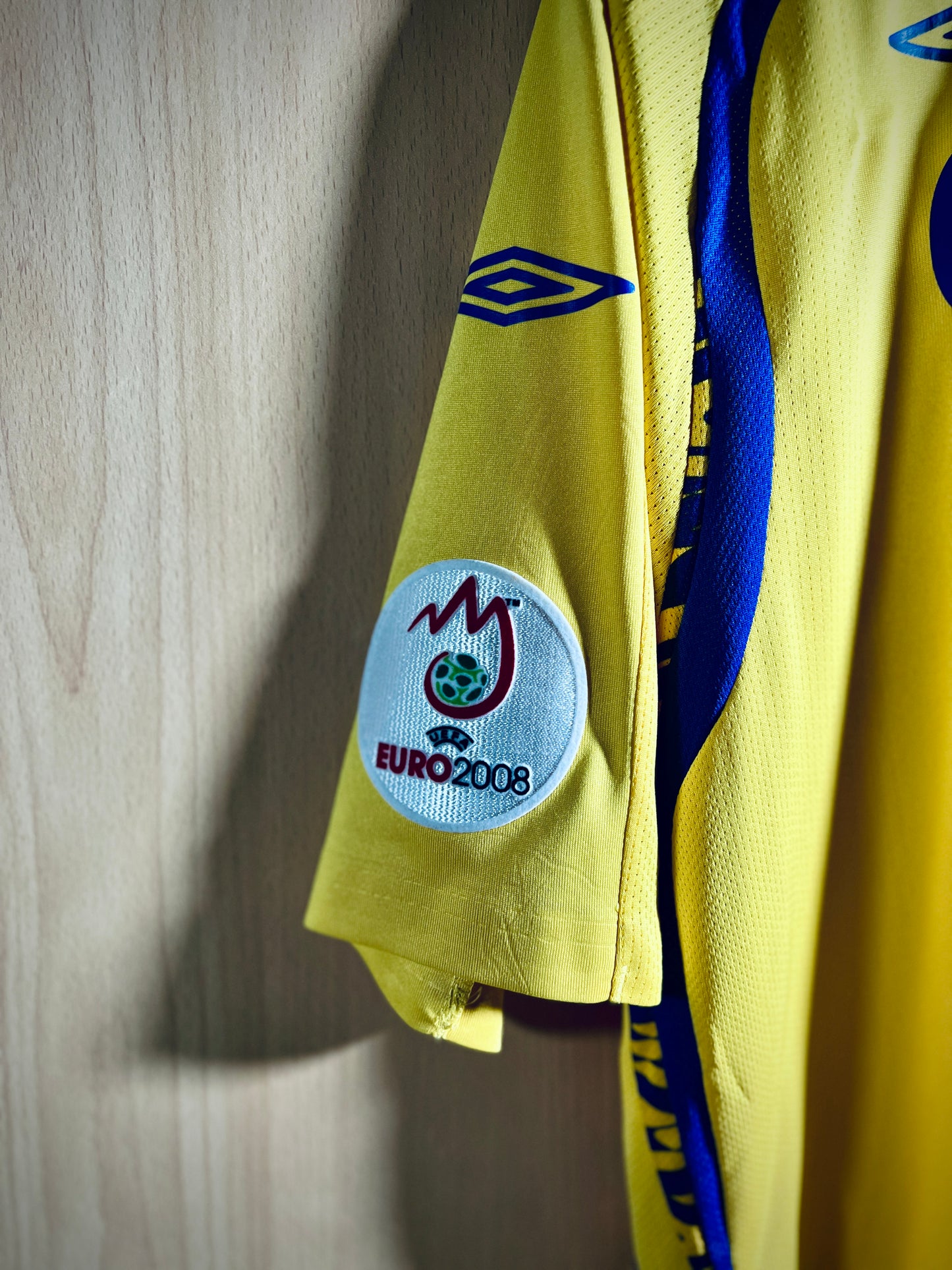 Sweden 2008 Euro home Shirt LJUNGBERG #9