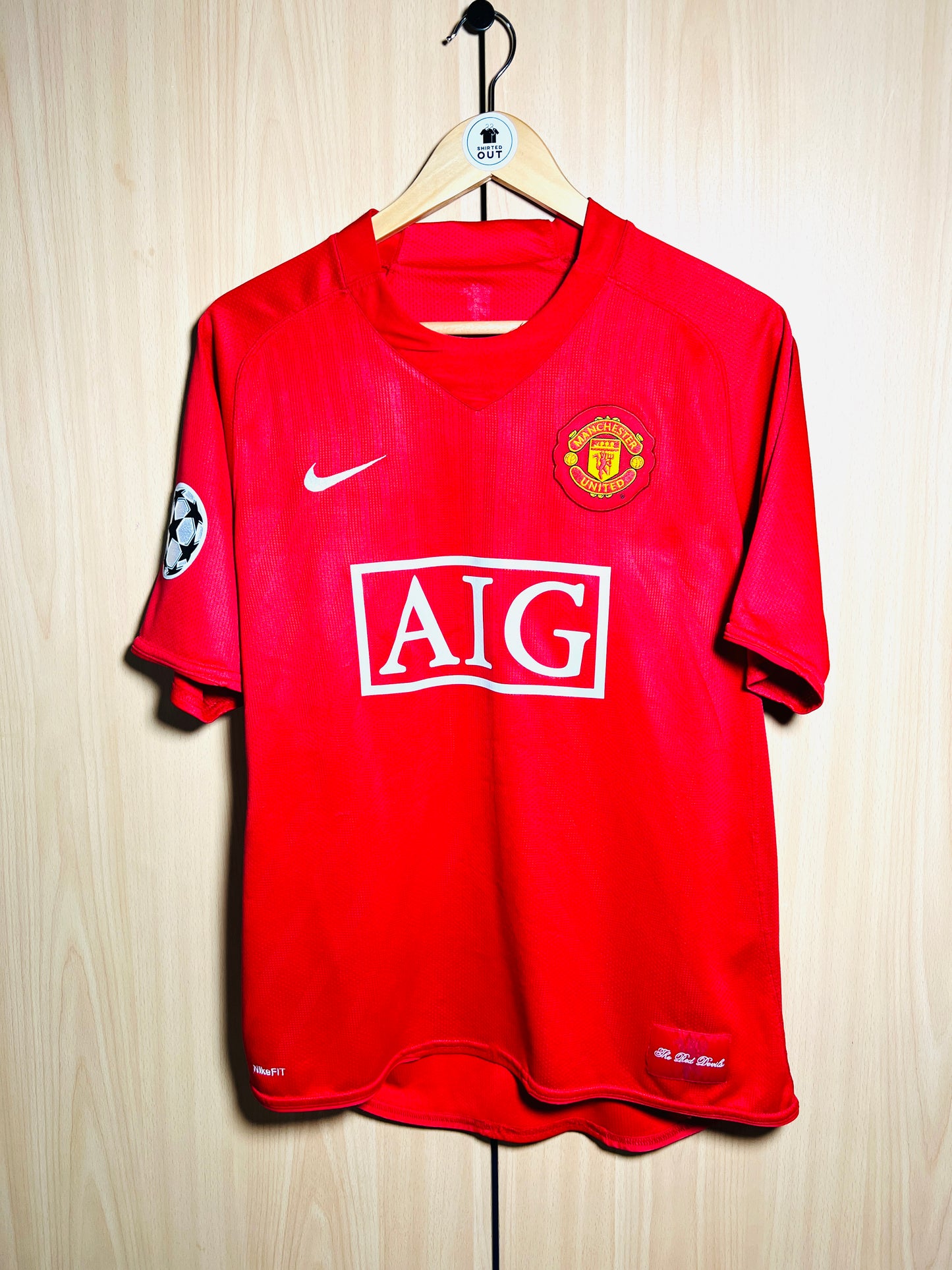Manchester United 2008-09 home CL Shirt ROONEY #10
