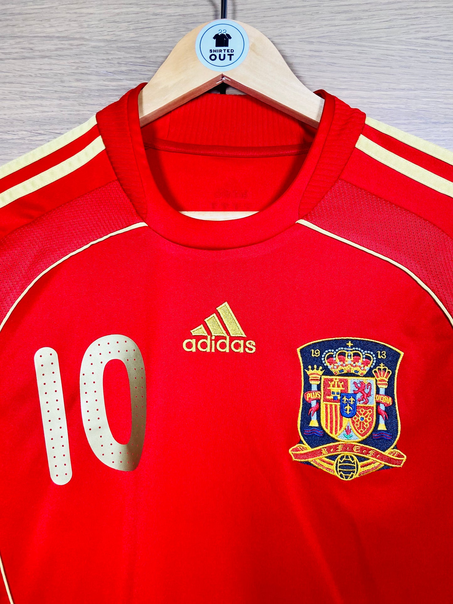 Spain 2008 Home Shirt Fabregas #10