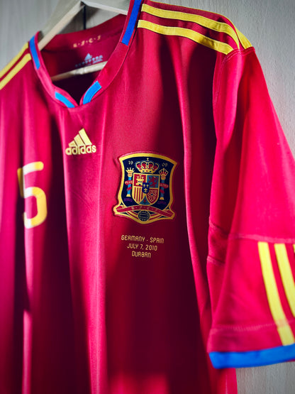 Spain 2010 Home WC Shirt PUYOL #5