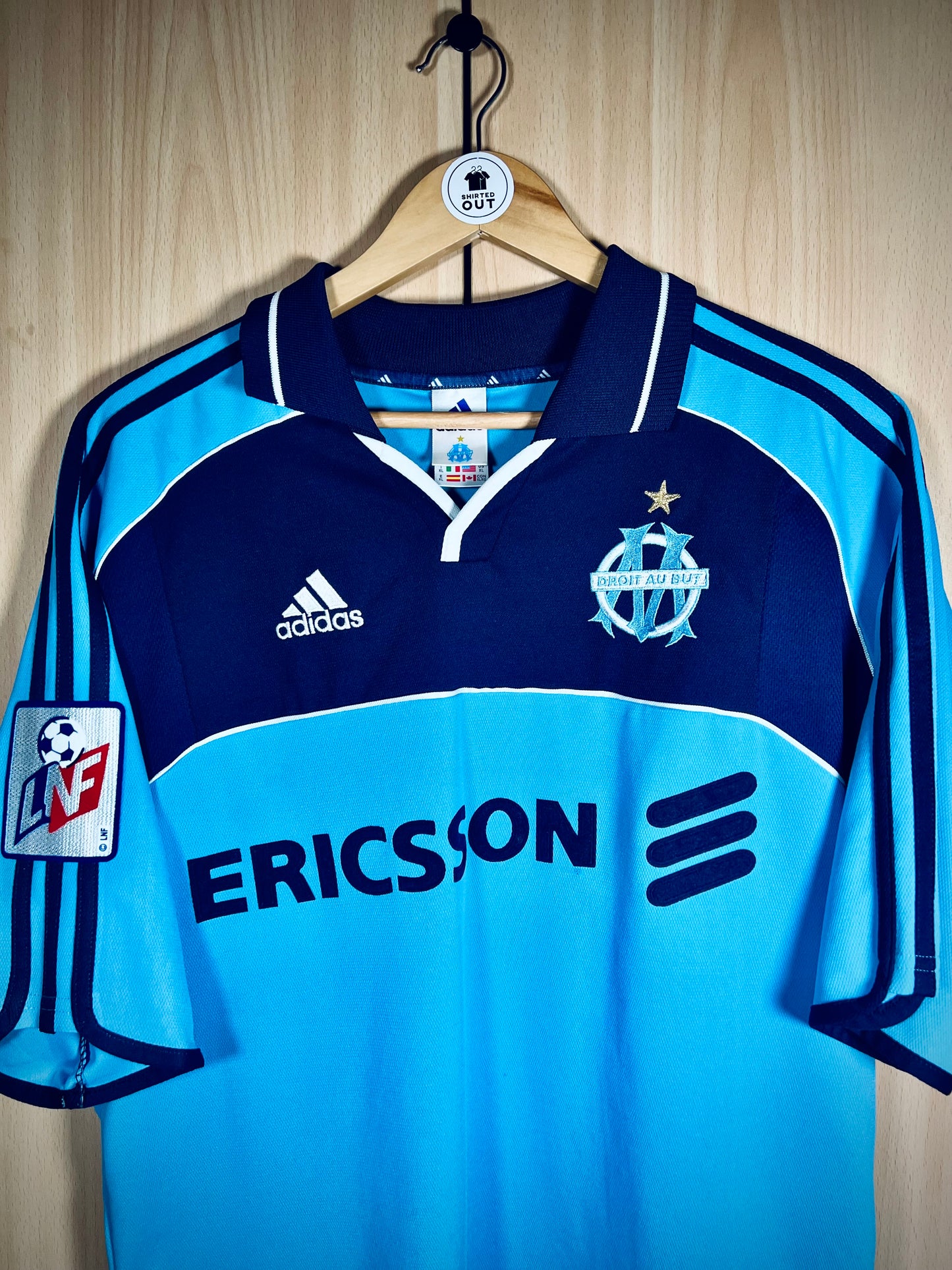 Olympique Marseille 2000-01 Away Ligue 1 Shirt WEAH #29
