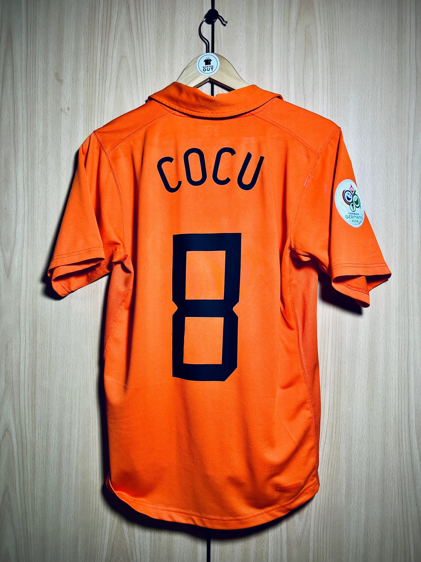 Netherlands 2006 WC home Shirt COCU #8