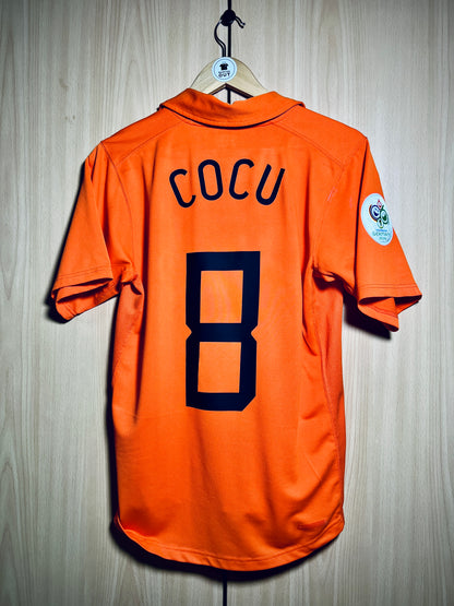 Netherlands 2006 WC home Shirt COCU #8