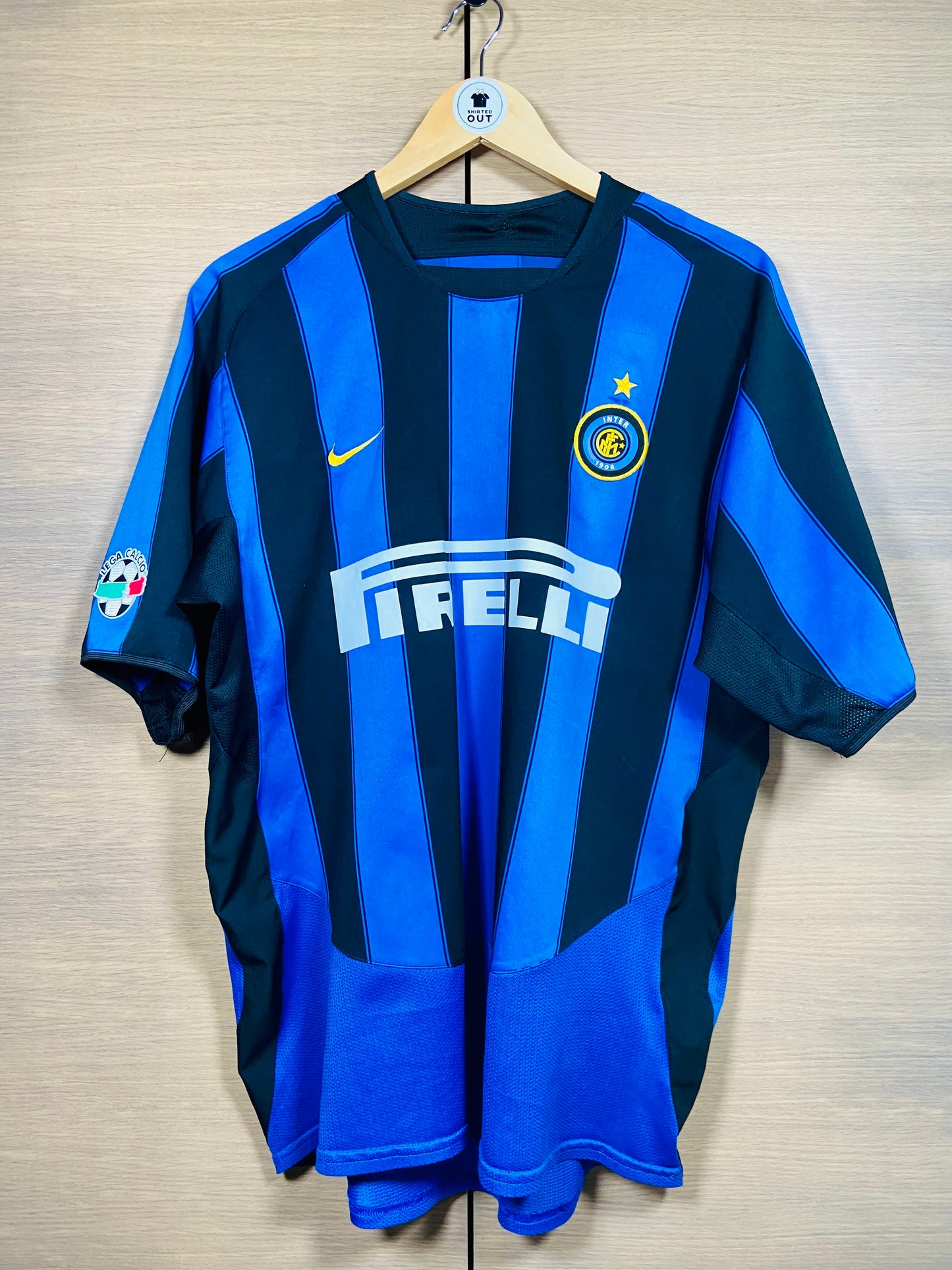 Inter Milan 2003-04 Home Calcio Shirt Recoba #20