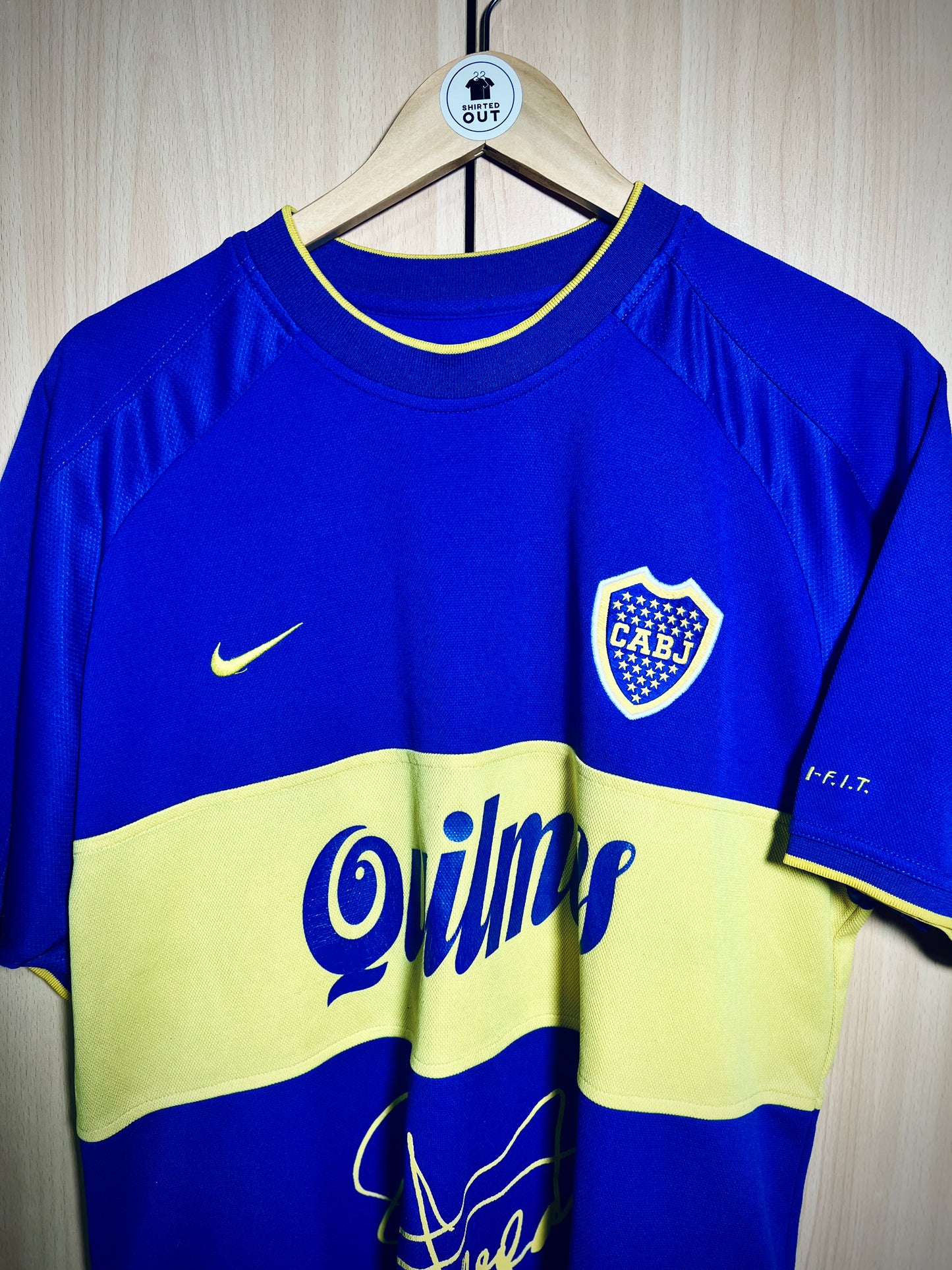 Boca Juniors 2000-01 Home Special Edition 'Signed' GUILLERMO #7