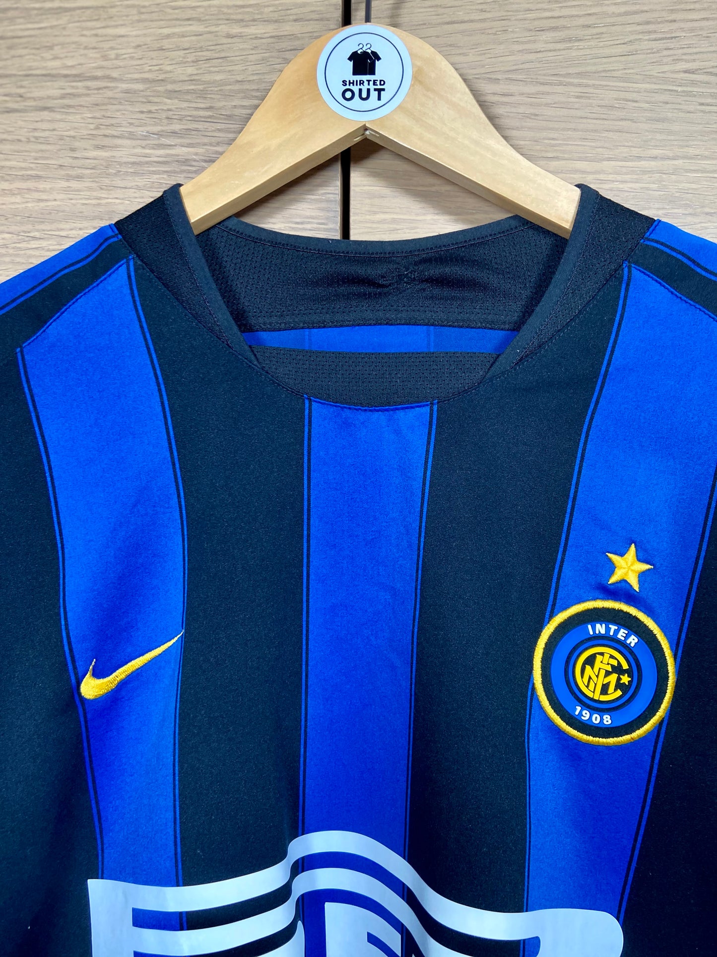 Inter Milan 2003-04 Home Calcio Shirt Recoba #20