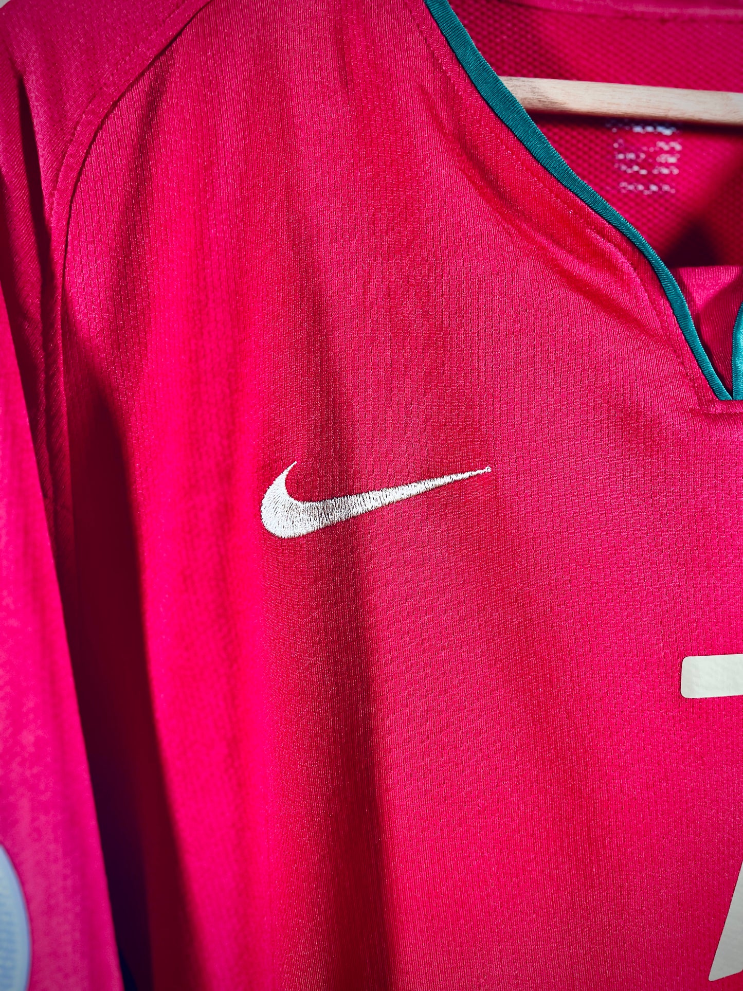 Portugal 2008 Home Euro Shirt RONALDO #7