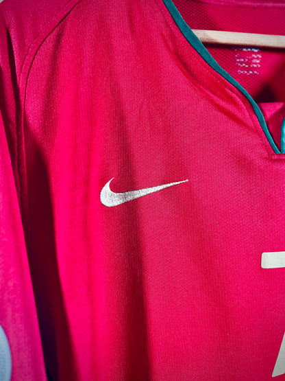 Portugal 2008 Home Euro Shirt RONALDO #7