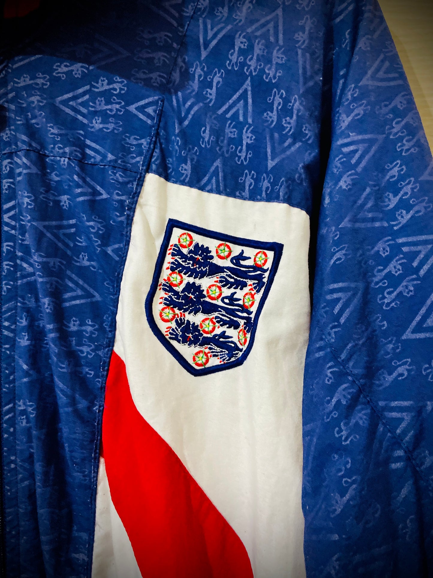 England 1990-92 Track Top