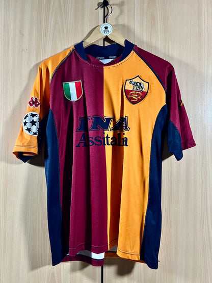 AS Roma 2001-02  Home European Shirt CASSANO #18