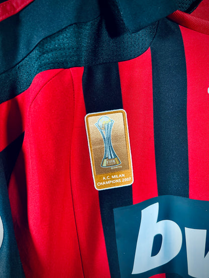 AC Milan 2007-08 home Calcio Shirt KAKA #22