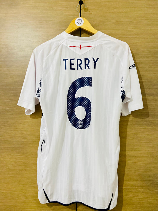 England 2007-09 Home Shirt Terry #6