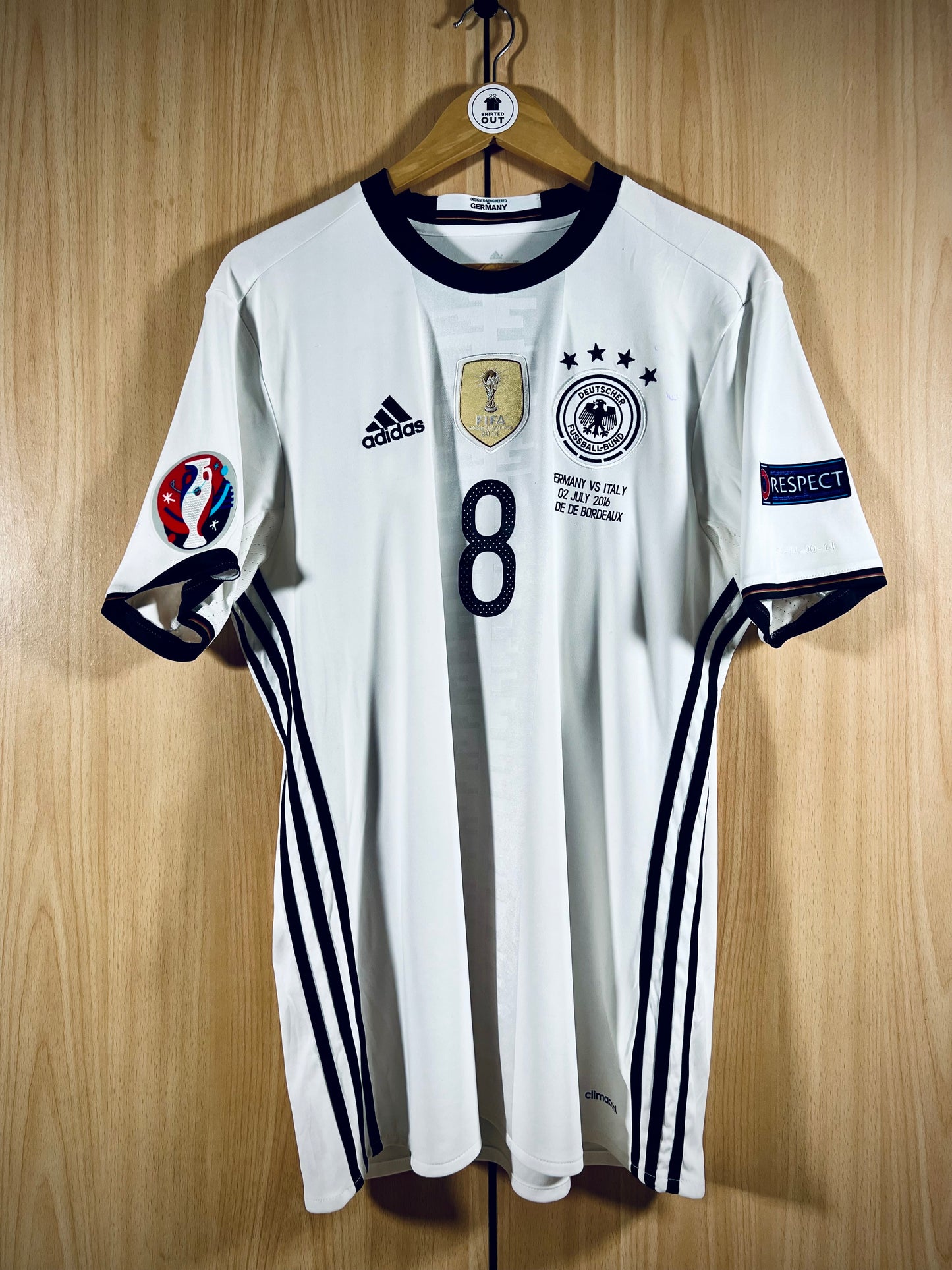 Germany 2016 Home Euro Shirt OZIL #8