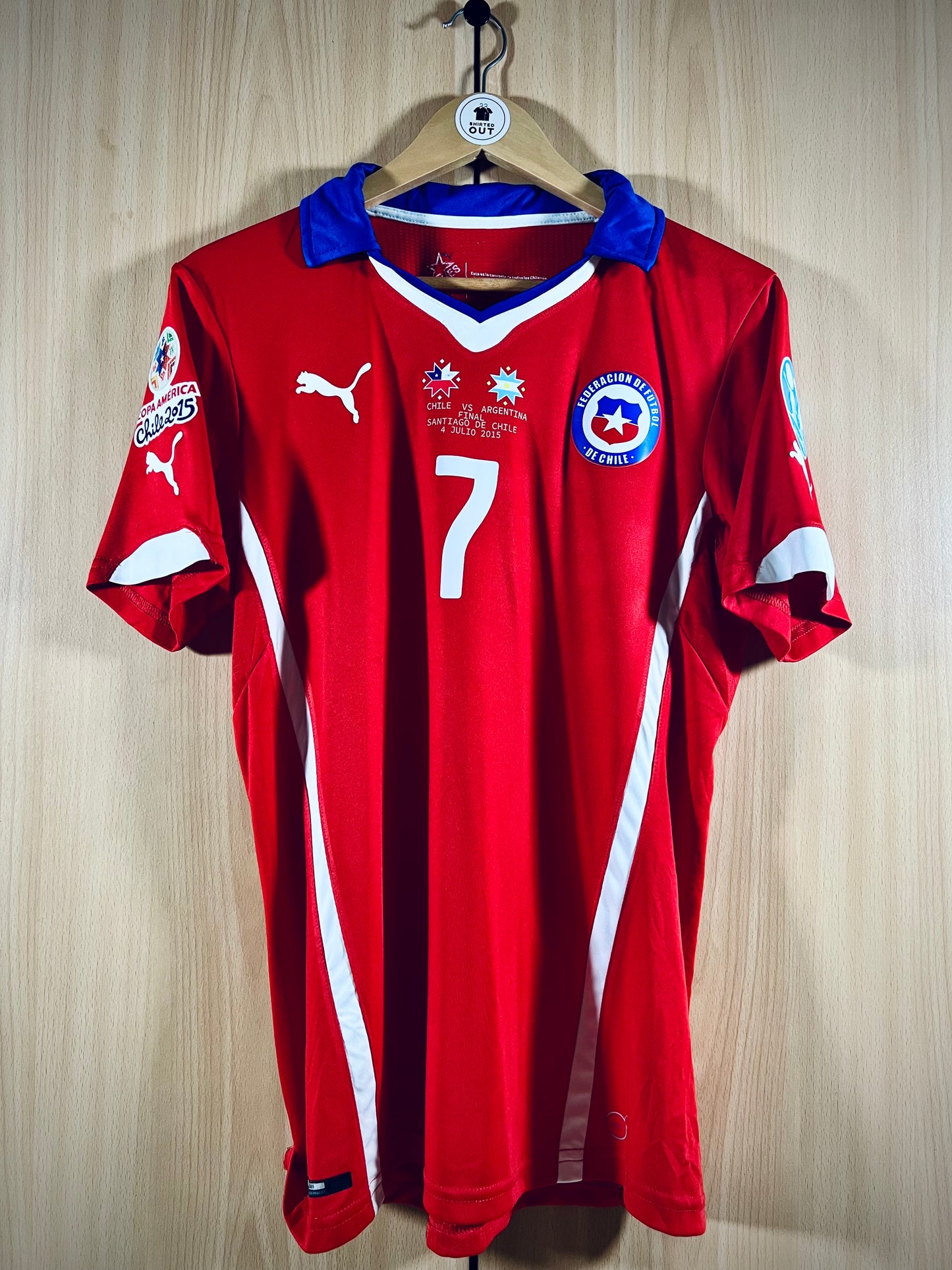 Chile 2014-15 Home Copa America Shirt ALEXIS #7