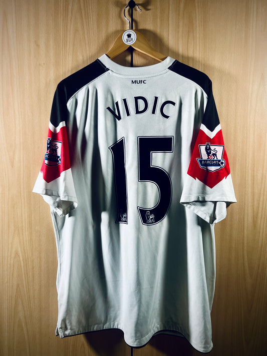 Manchester United 2010-11 Away PL Shirt VIDIC #15