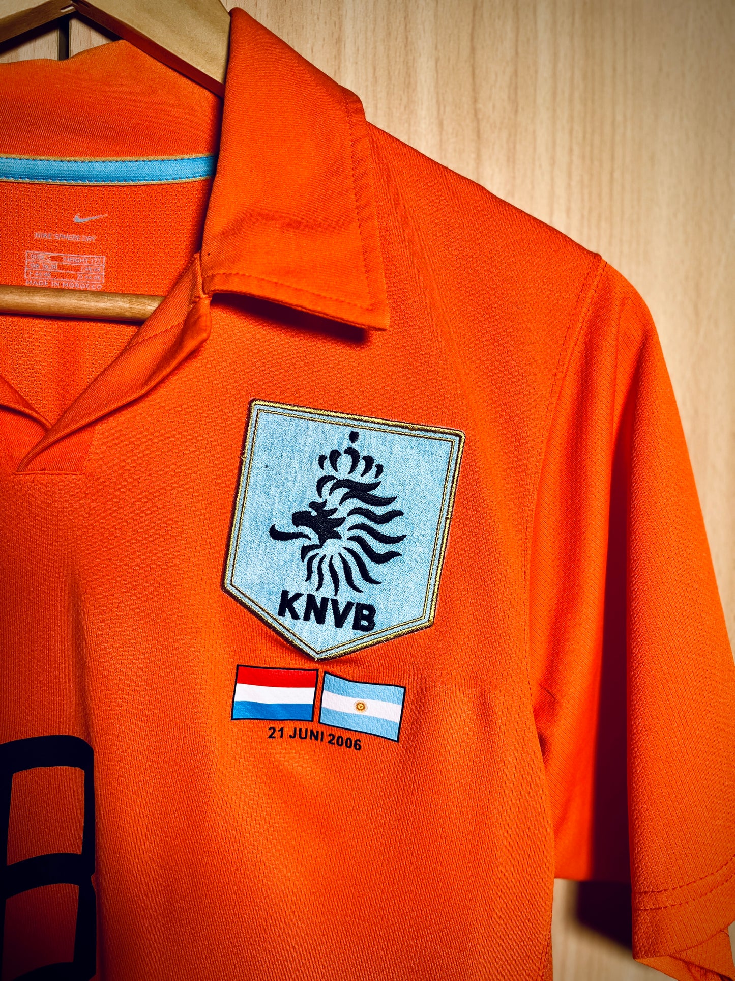 Netherlands 2006 WC home Shirt COCU #8