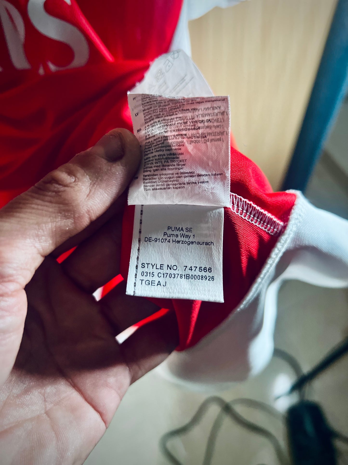 Arsenal 2015-16 Home PL shirt OZIL #11