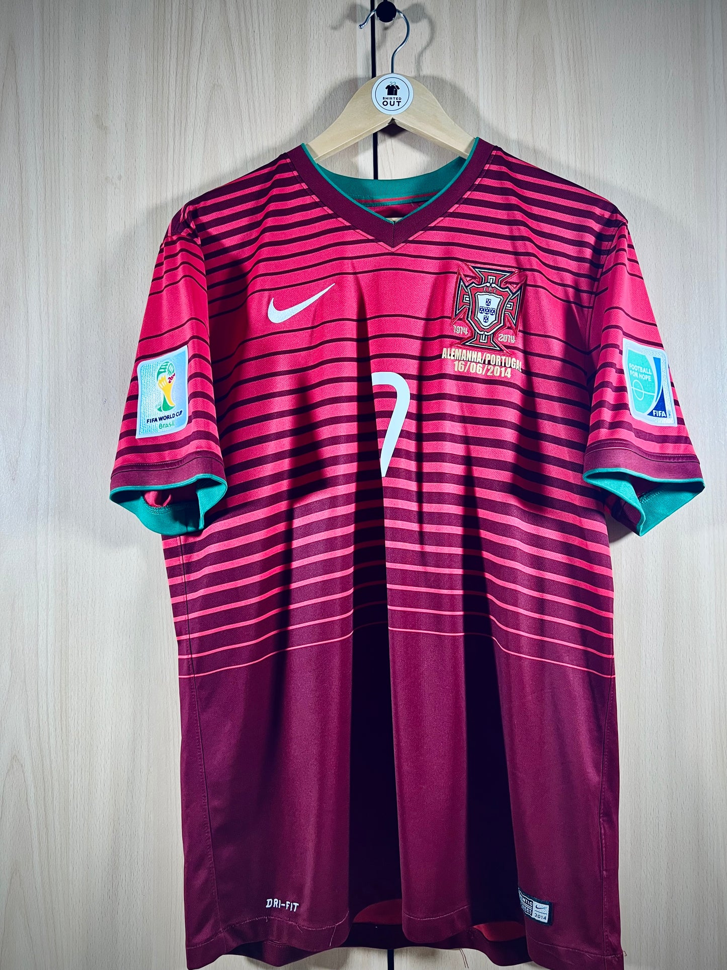 Portugal 2014 Home WC Shirt RONALDO #7