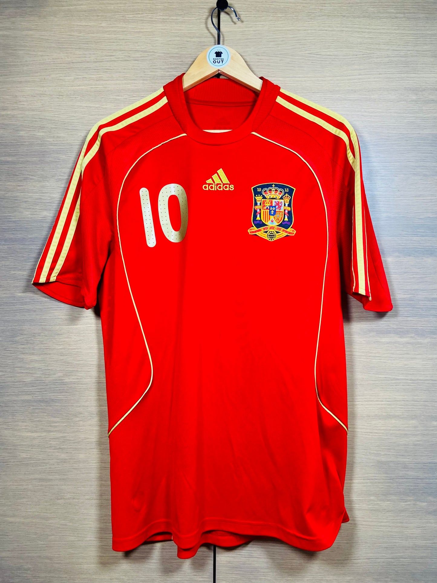 Spain 2008 Home Shirt Fabregas #10