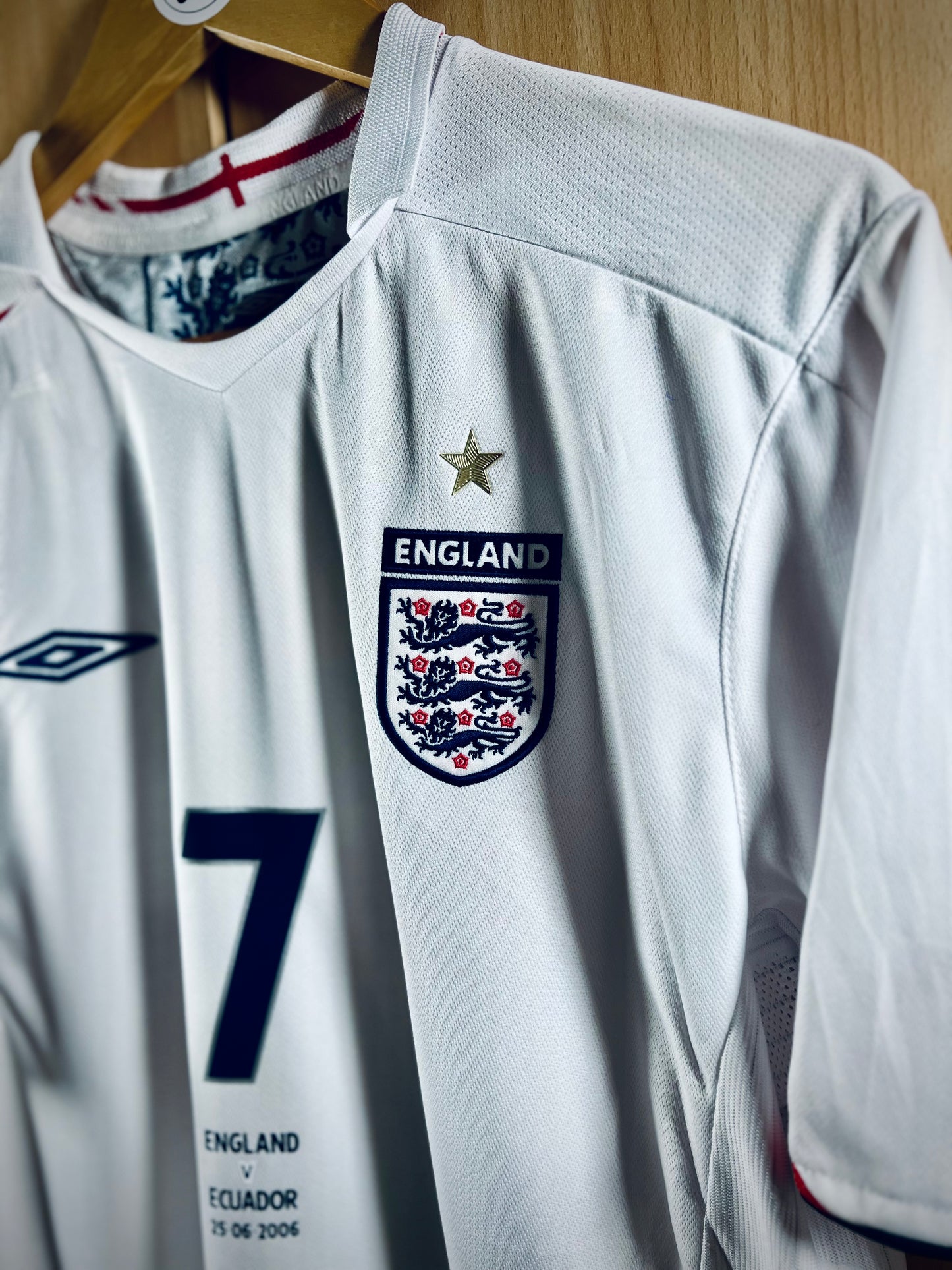 England 2006 home WC Shirt BECKHAM #7