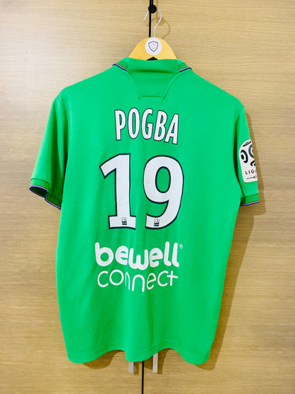 AS Saint-Étienne 2016-17 Player Issue Home Ligue 1 Shirt Pogba #19