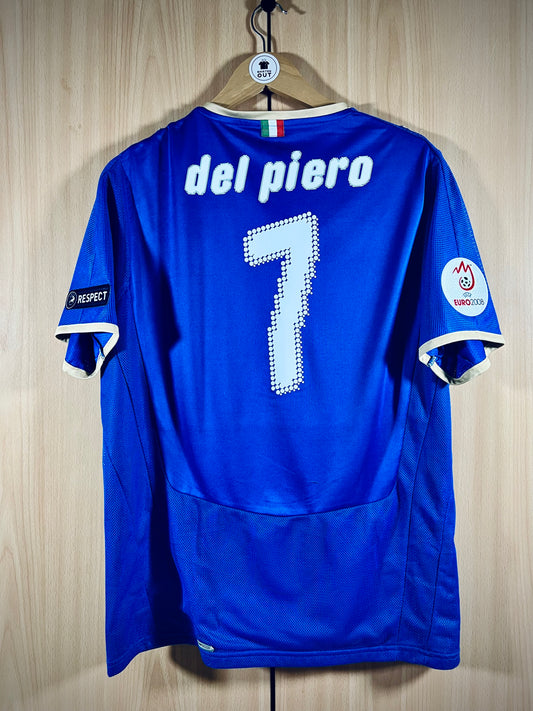 Italy 2008 Home Euro Shirt DEL PIERO #7
