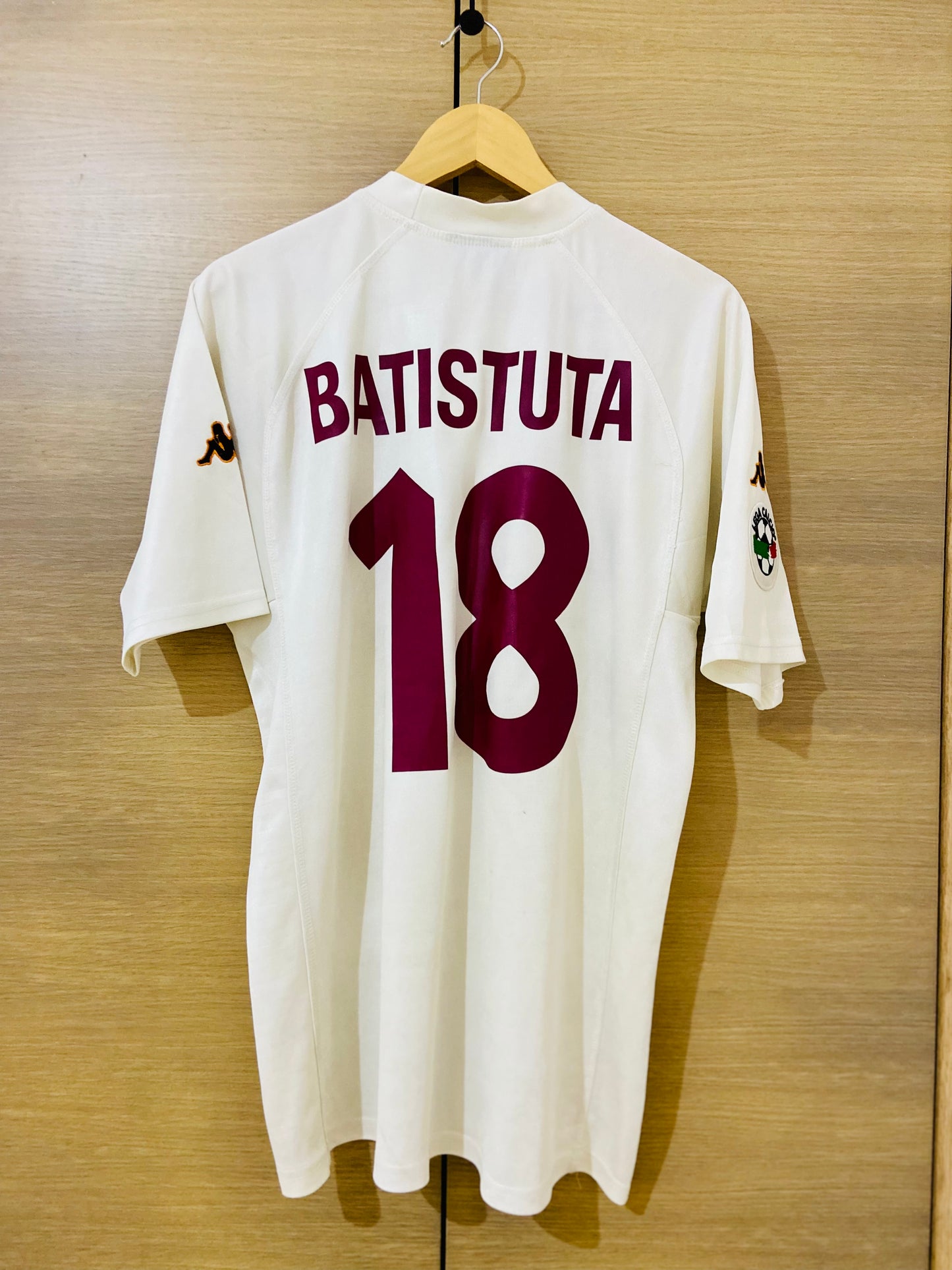 AS Roma 2000-01 Away Calcio Shirt Batistuta #18